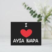 Liebe Ayia Napa Postkarte (Stehend Vorderseite)