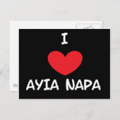 Liebe Ayia Napa Postkarte (Vorne/Hinten)