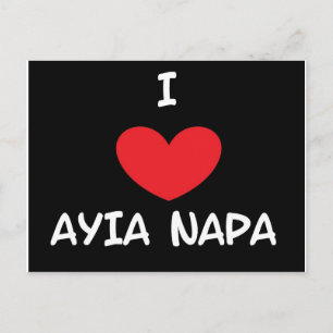 Liebe Ayia Napa Postkarte
