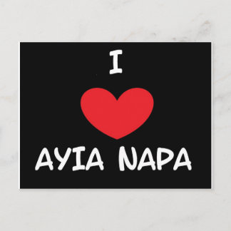 Liebe Ayia Napa Postkarte