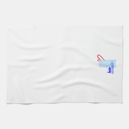 Liebe AZUREST Geschirrtuch (Horizontal)