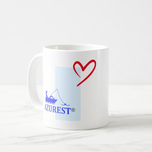 Liebe AZUREST Tasse (Vorderseite Links)
