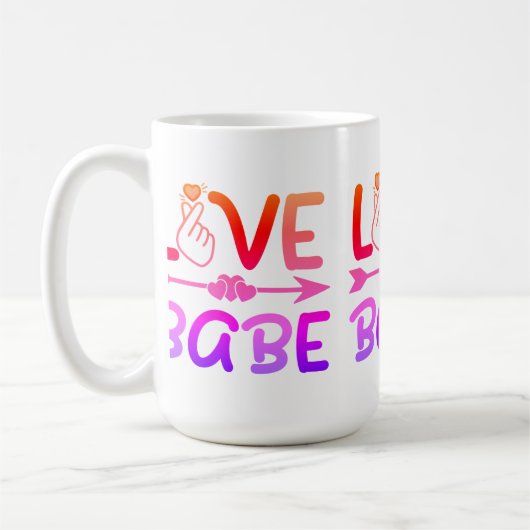 Liebe Babe Kaffeetasse (Links)