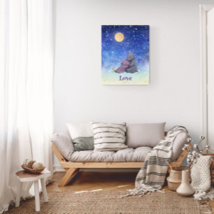 Liebe, Baby Hippo und ihre Mutter Poster
