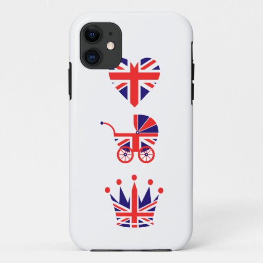 Liebe, Baby, Krone Case-Mate iPhone Hülle (Rückseite)