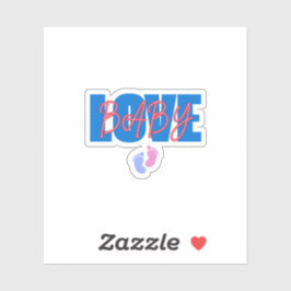 Liebe Baby Minimal Aufkleber