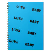 LIEBE_BABY_MODERN_BLUE_SO_NIEDLICH_NOTE BUCH (Vorderseite)