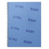 LIEBE_BABY_MODERN_MEDIUM BLUE_SO_NIEDLICH_NOTE BUC NOTIZBLOCK (Vorderseite)