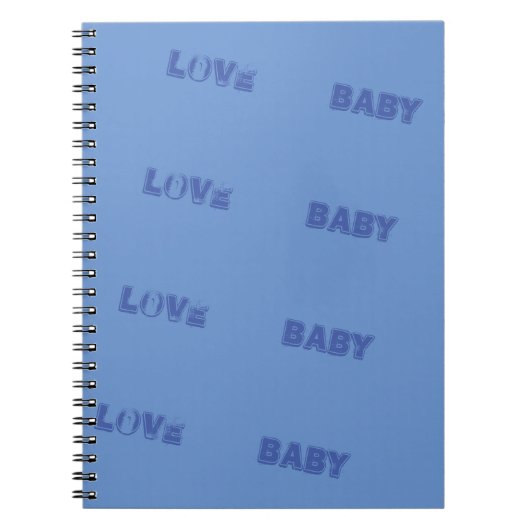 LIEBE_BABY_MODERN_MEDIUM BLUE_SO_NIEDLICH_NOTE BUC NOTIZBLOCK (Vorderseite)