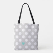Liebe Baby Polka Dots Sprinkle Toy Book Dusche Tasche (Rückseite)