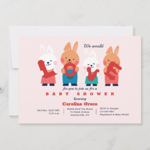 Liebe Baby Shower Einladung