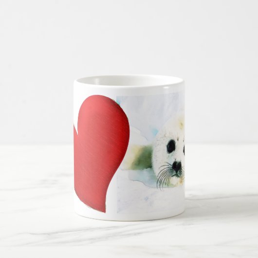 Liebe Baby Siegel Tasse (Mittel)