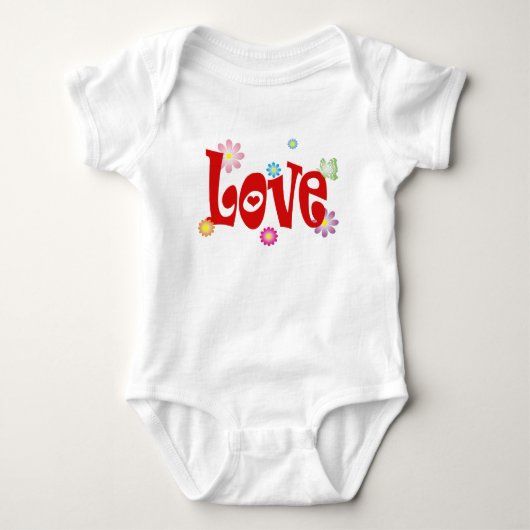 Liebe Baby Strampler (Vorderseite)