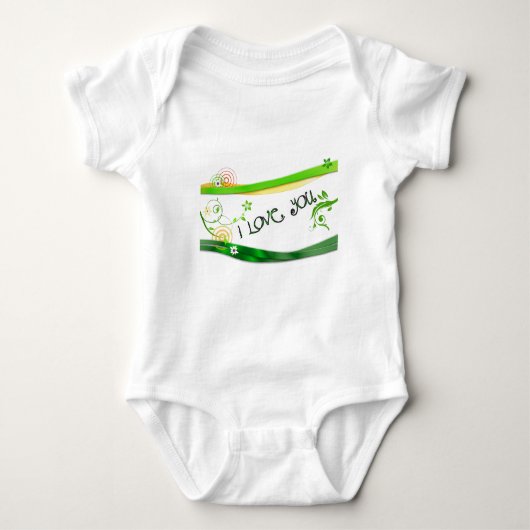 Liebe Baby Strampler (Vorderseite)