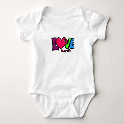 Liebe Baby Strampler (Vorderseite)