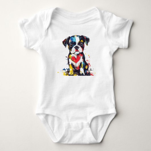 Liebe Baby Strampler (Vorderseite)