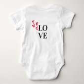 Liebe Baby Strampler (Rückseite)