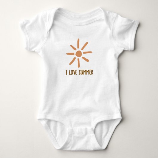Liebe Baby Strampler (Vorderseite)