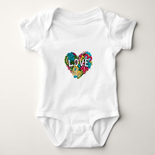 Liebe Baby Strampler (Vorderseite)