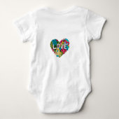 Liebe Baby Strampler (Rückseite)