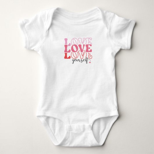 Liebe Baby Strampler (Vorderseite)