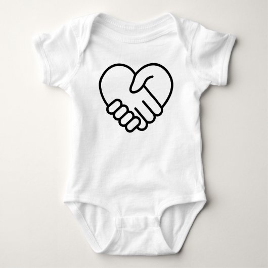 Liebe Baby Strampler (Vorderseite)