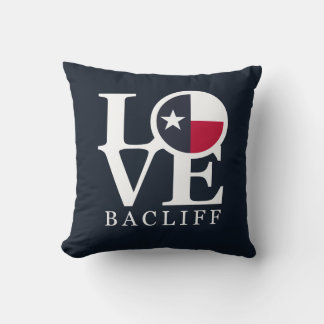 LIEBE Bacliff Texas Kissen