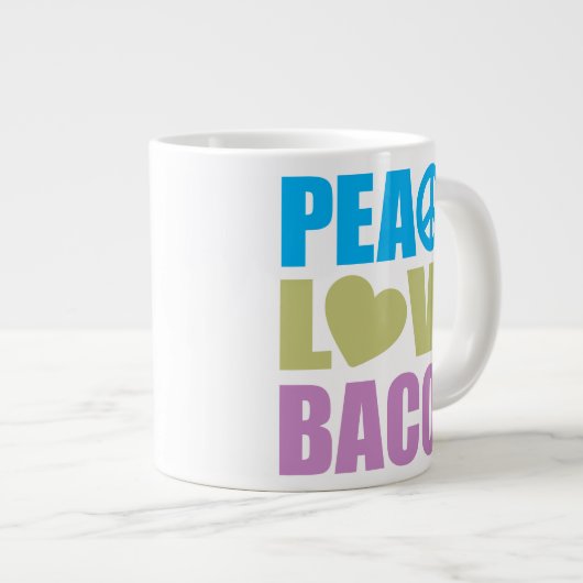 Liebe Bacon Jumbo-Tasse (Vorderseite Rechts)