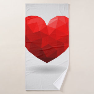 Liebe Badehandtuch