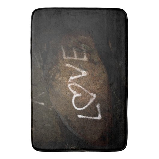 LIEBE BADEMATTE (Vorderseite Vertikal)