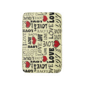 Liebe Badematte (Vorderseite Vertikal)