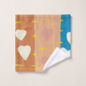 Liebe Badetuch Set (Waschlappen)