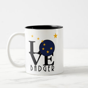 LIEBE Badger Alaska Zweifarbige Tasse