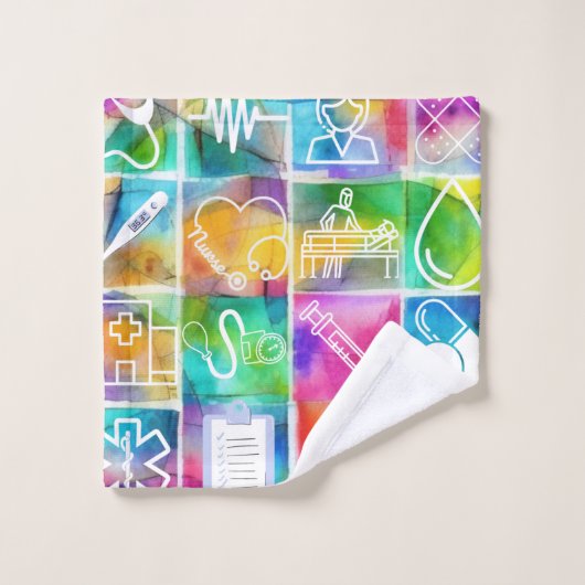 Liebe Badhandtuch Set (Waschlappen)