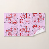Liebe Badhandtuch Set (Handtuch)