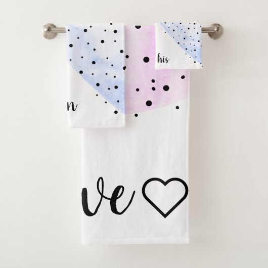 Liebe Badhandtuch Set (Insitu)