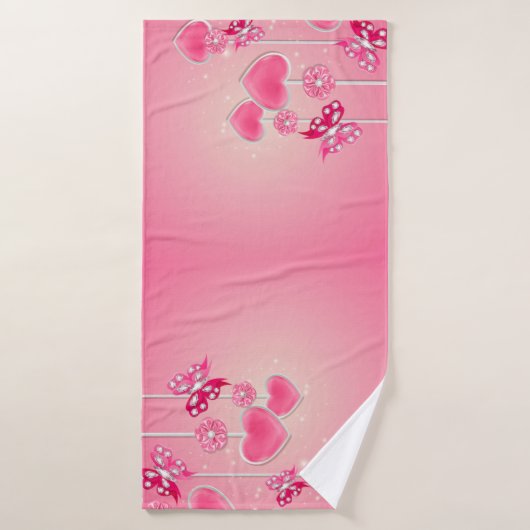 Liebe Badhandtuch Set (Badehandtuch)