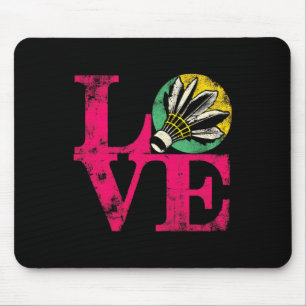 Liebe Badminton - Vintage Badminton Shuttl Mousepad