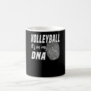 Liebe Ball Volleyball DNA Volleyball Spieler Kaffeetasse