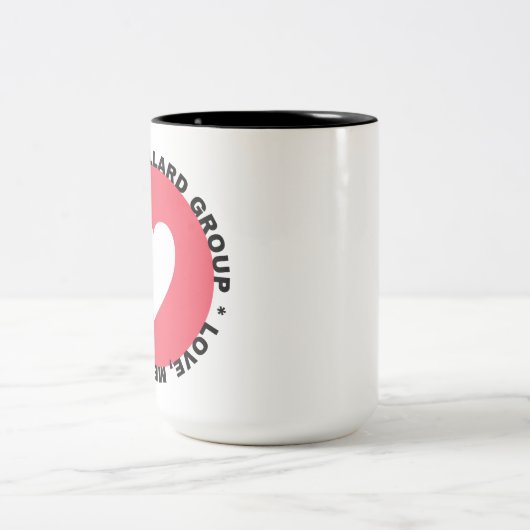 Liebe Ballard, Liebe Merrilyn Zweifarbige Tasse (Mittel)