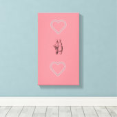 Liebe Ballet Canvas Print Leinwanddruck (Insitu (Holzboden))