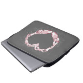 Liebe Ballet Laptopschutzhülle (Vorne Knopf)
