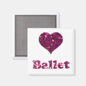 Liebe Ballet Magnet (Vorderseite/Rückseite)