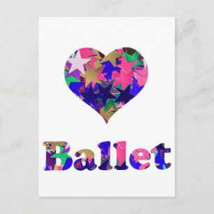 Liebe Ballet Postkarte