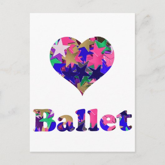Liebe Ballet Postkarte (Vorderseite)