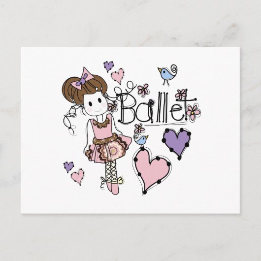 Liebe Ballet Postkarte (Vorderseite)