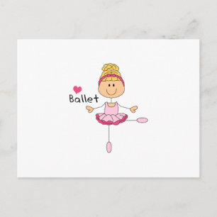 LIEBE BALLET POSTKARTE