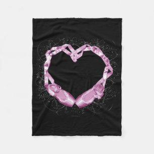 Liebe-Ballett Fleecedecke