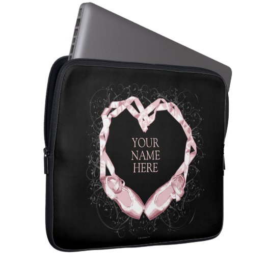 Liebe Ballett Notebook-Sieb Laptopschutzhülle (Vorne Rechts)