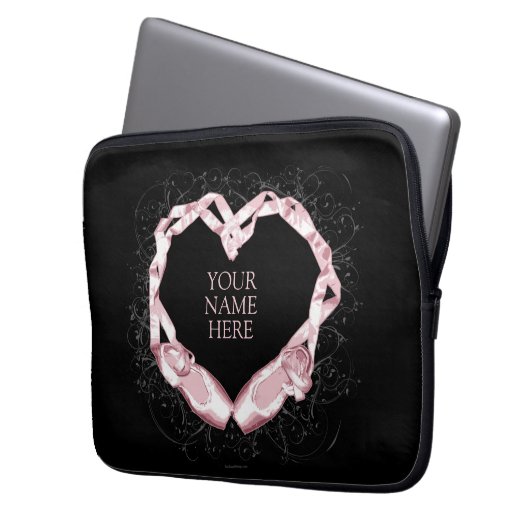 Liebe Ballett Notebook-Sieb Laptopschutzhülle (Vorderseite Links)